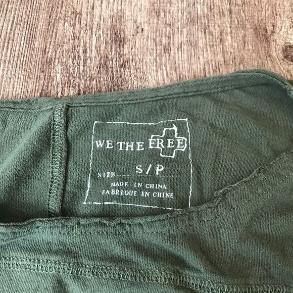 Free People We The Free Olive Green Tunic - Picture 4 of 4